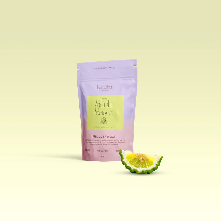 Sunlit Savor Bergamot - Premium Bath Salt 